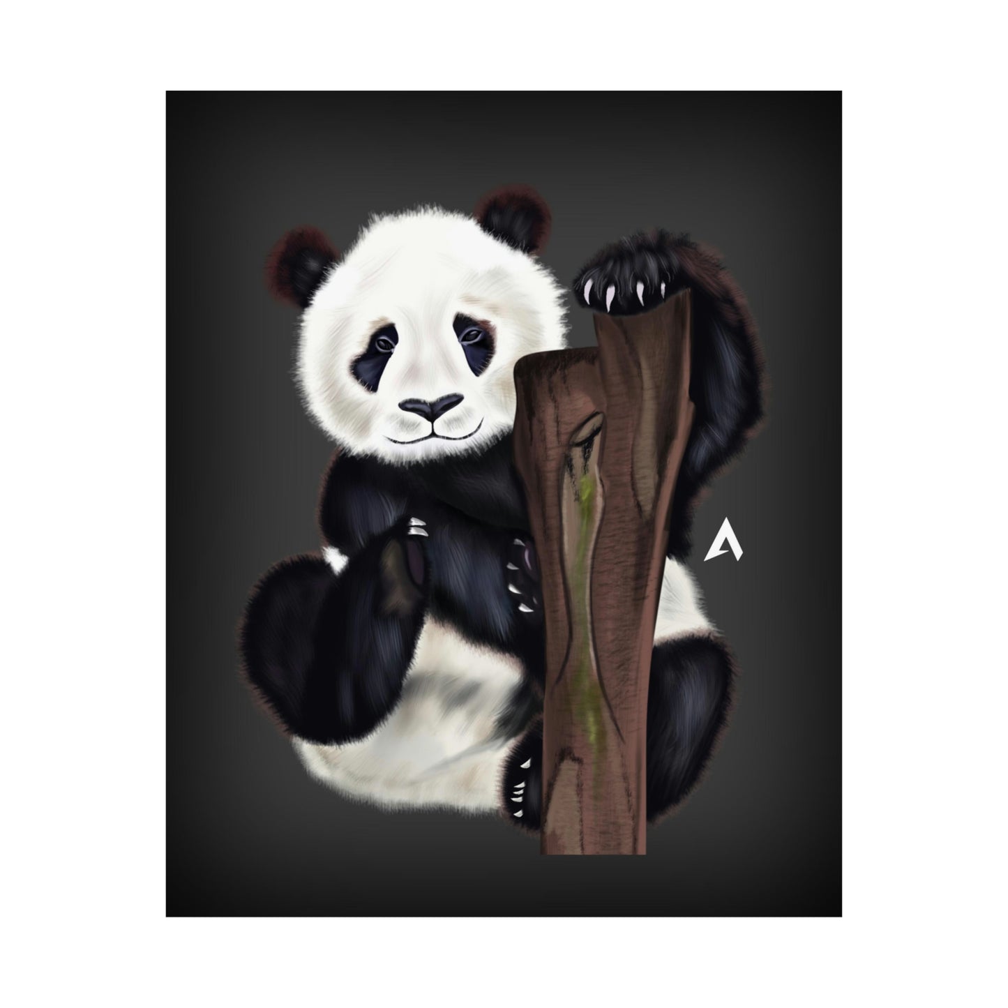 Panda Art Illustration Poster