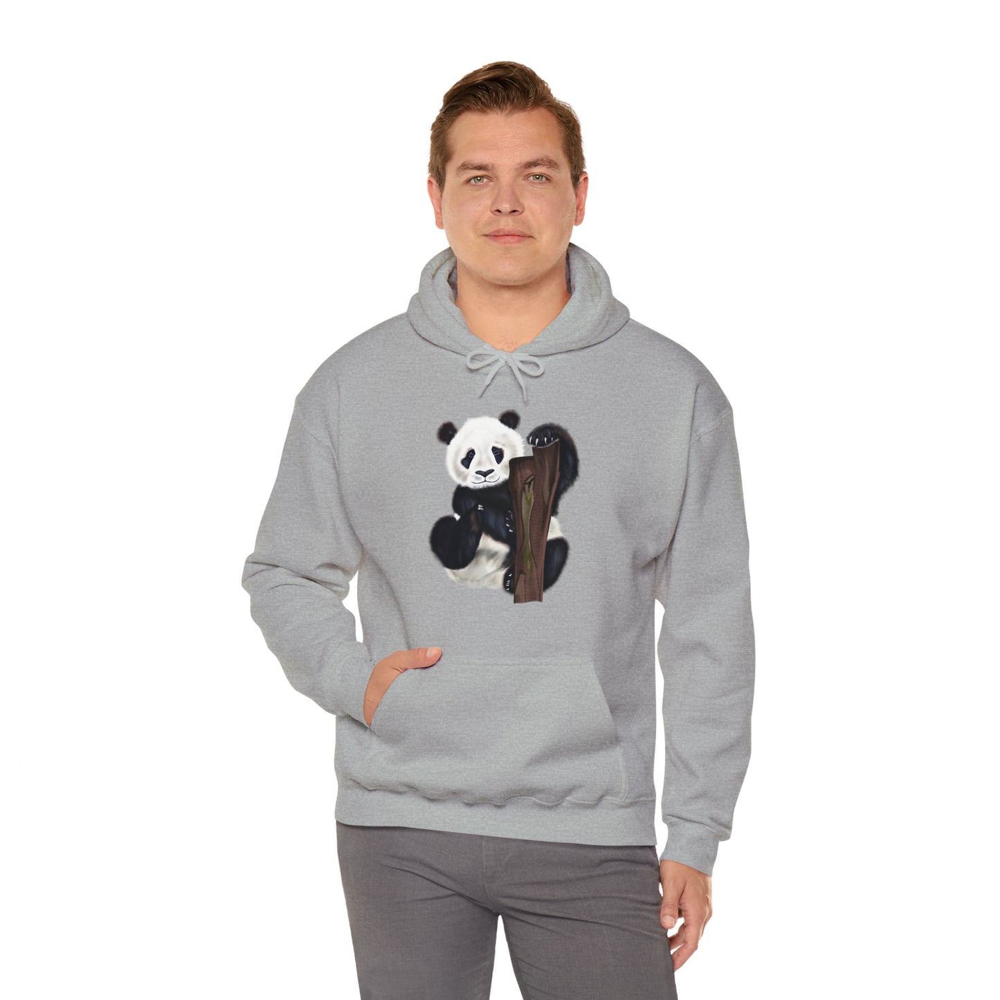 Panda Art Illustration Hoodie