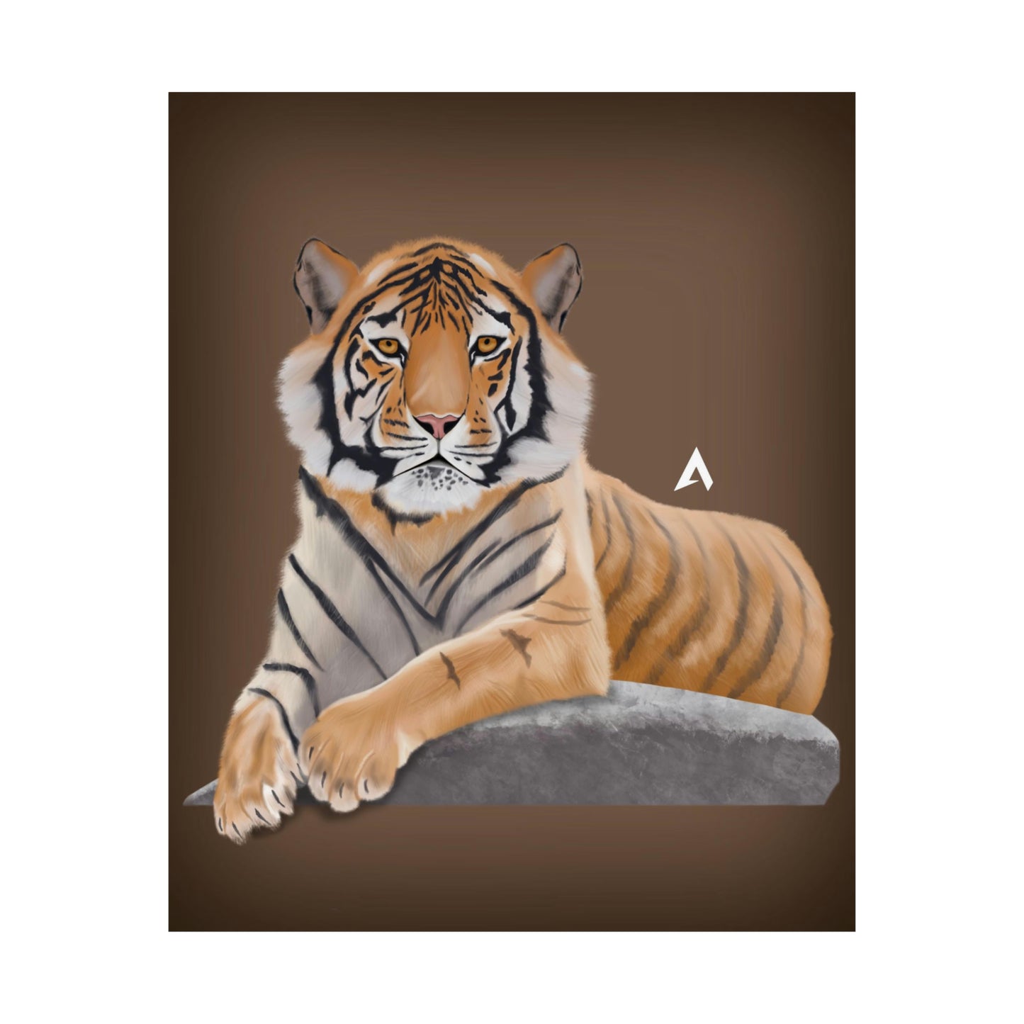 Tiger Art illustration Poster