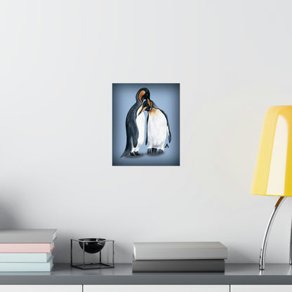 Penguin Art illustration Poster