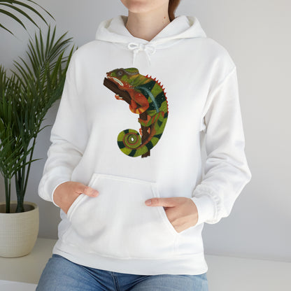 Chameleon Art Illustration Hoodie