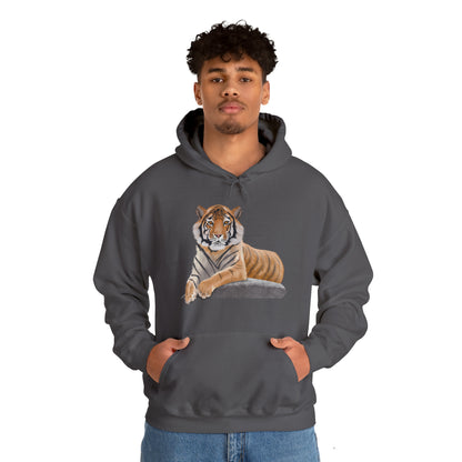 Tiger Art Illustration Hoodie