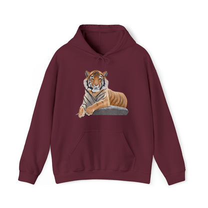 Tiger Art Illustration Hoodie