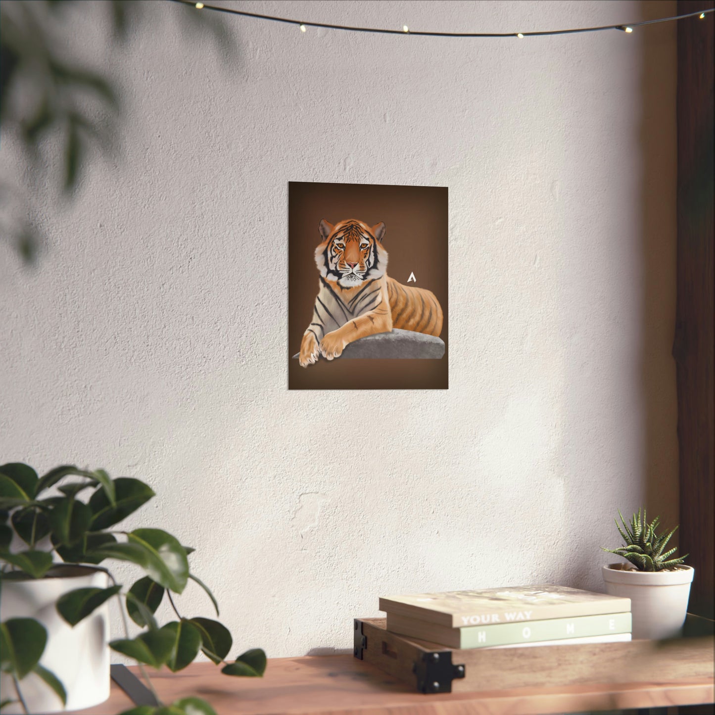 Tiger Art illustration Poster