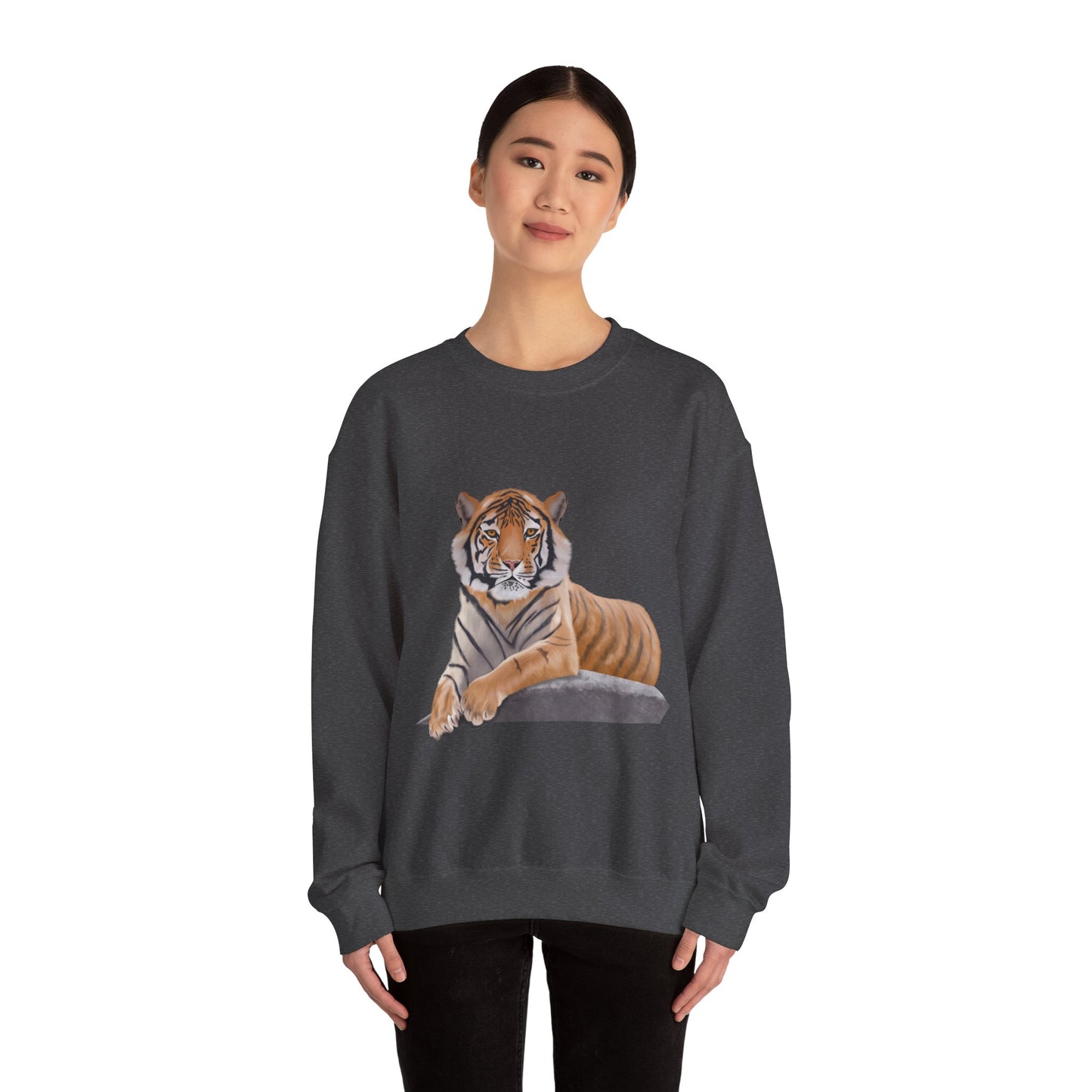 Tiger Illustration Sweatshirt