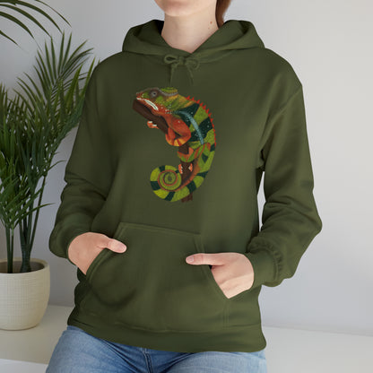 Chameleon Art Illustration Hoodie