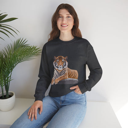 Tiger Illustration Sweatshirt